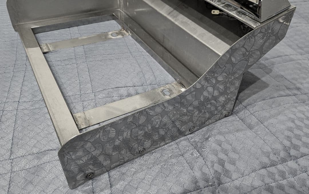 デコトラ 中型ナンバー枠 ブーゲン 当時物