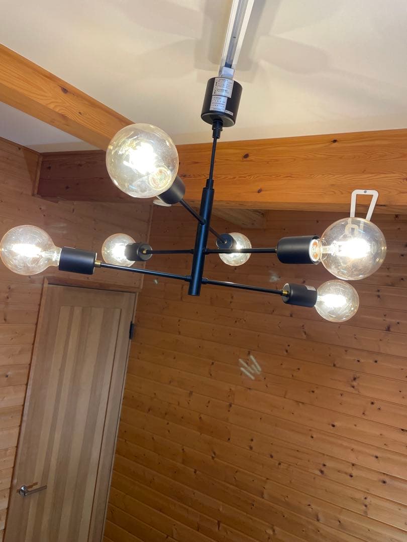 ニトリ　天井照明　シャンデリア　6灯　LED ペンダントライト