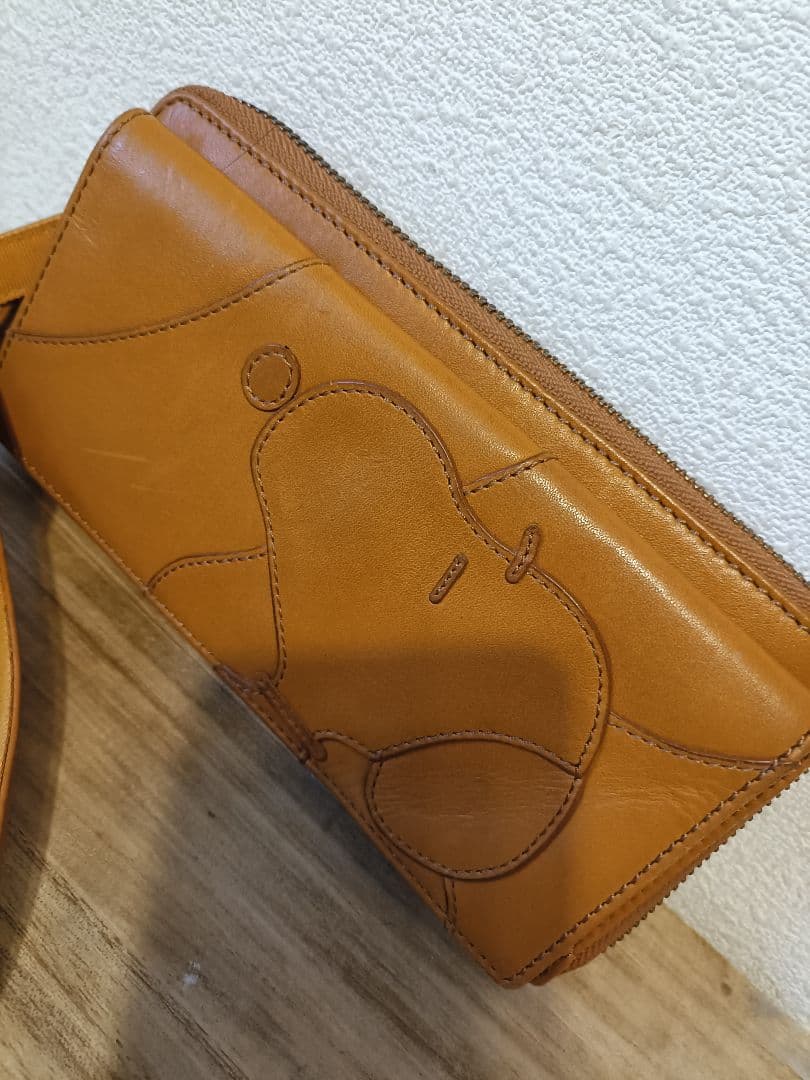 アンくんスヌーピー★本革ショルダー財布　21700円