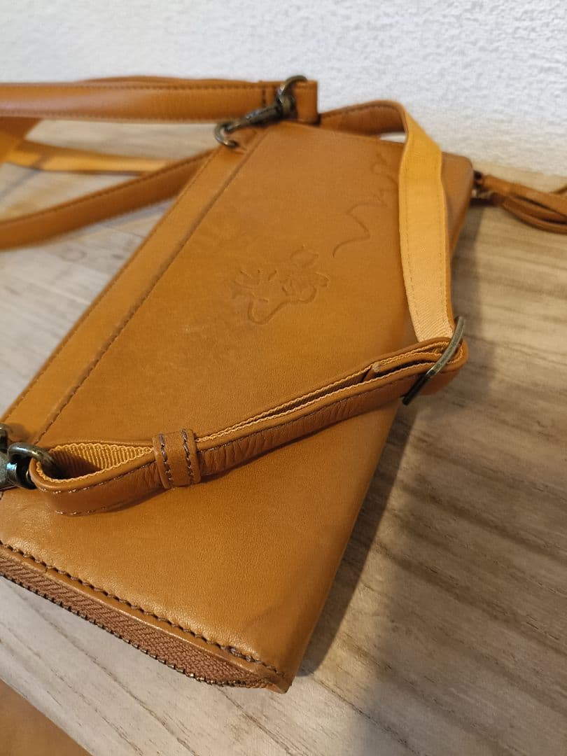 アンくんスヌーピー★本革ショルダー財布　21700円