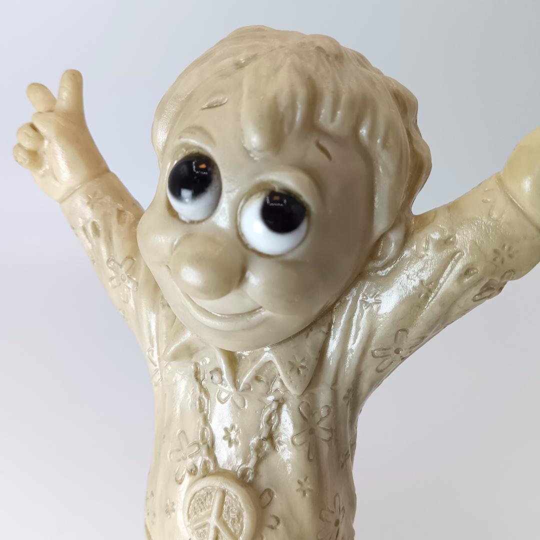 ①70's メッセージドール PEACE ピースマーク シリースカルプス