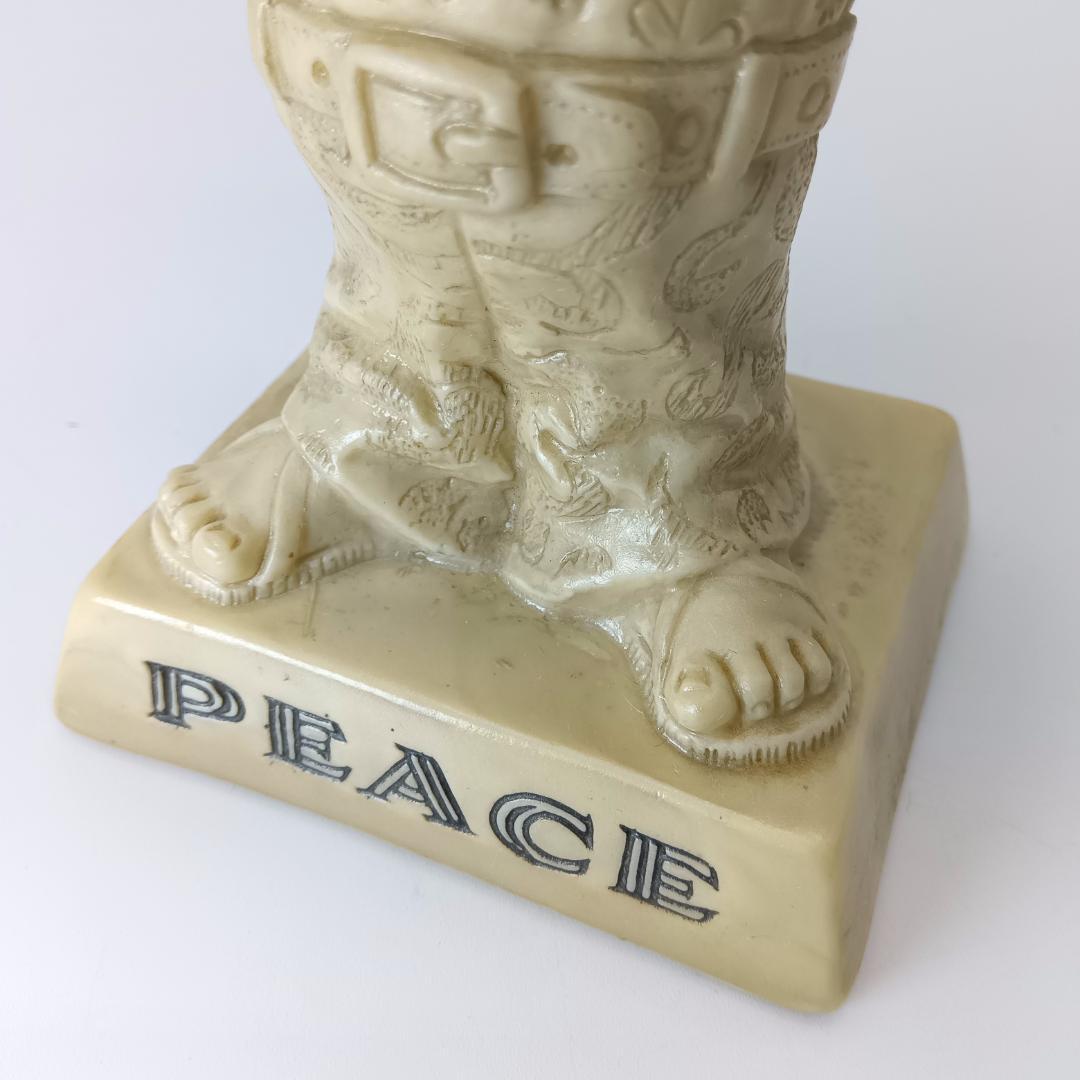 ①70's メッセージドール PEACE ピースマーク シリースカルプス