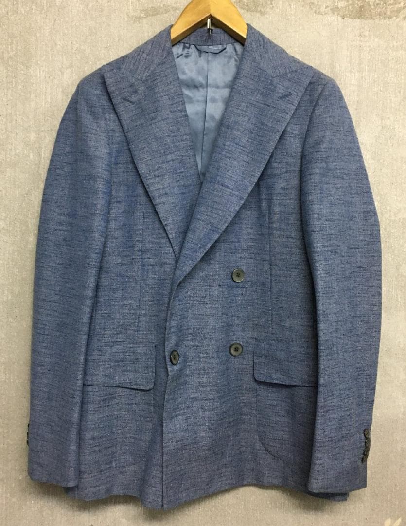 ベルベスト 最高級 BEAMS F購入 ダブルブレスト セットアップ スーツ