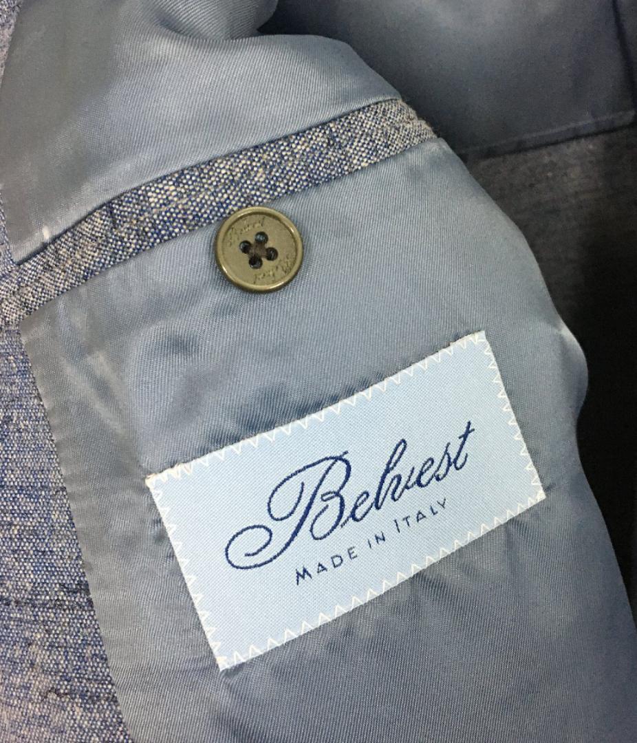 ベルベスト 最高級 BEAMS F購入 ダブルブレスト セットアップ スーツ