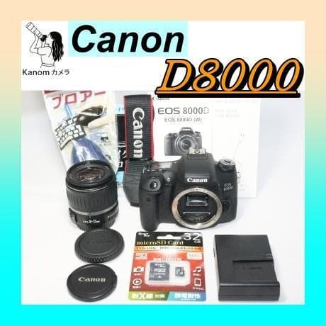 ⭐大人気！ 完全セット⭐ Canon EOS 8000D ⭐一眼レフ 高機能