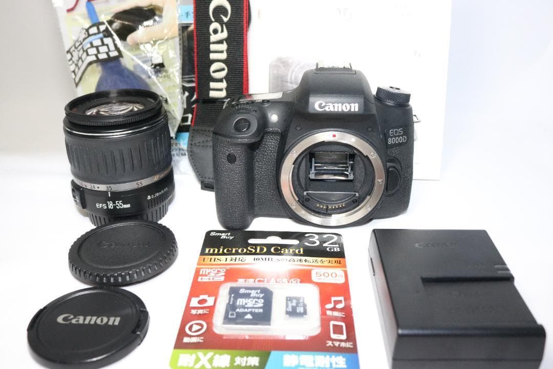 ⭐大人気！ 完全セット⭐ Canon EOS 8000D ⭐一眼レフ 高機能