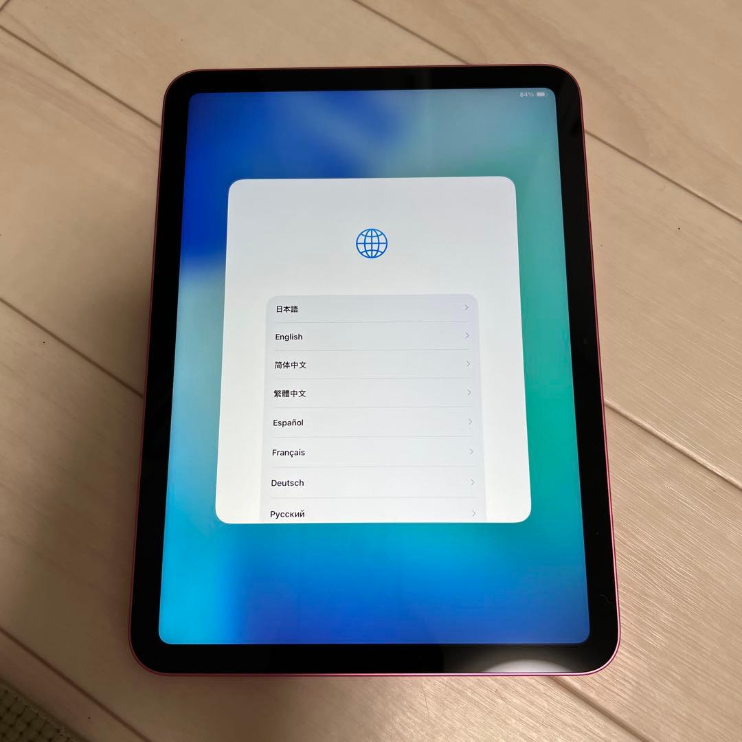 iPad 本体 ピンク