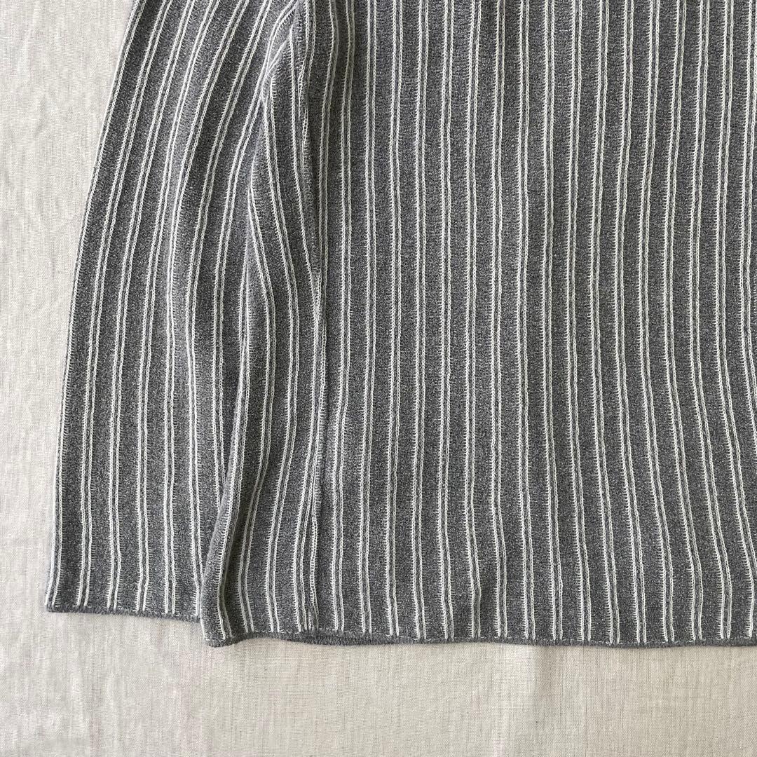 LARDINI ラルディーニ パイル地 ストライプ テーラードジャケット