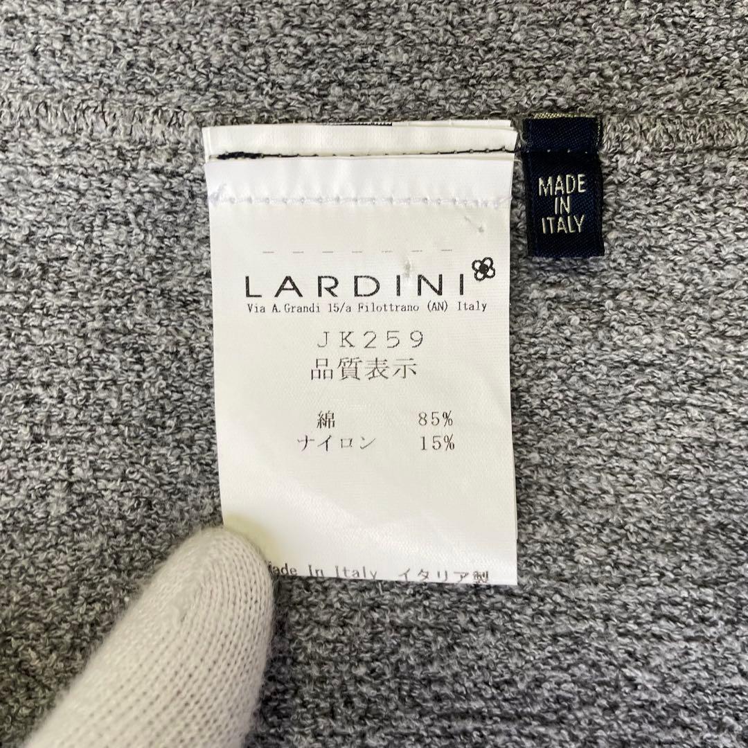 LARDINI ラルディーニ パイル地 ストライプ テーラードジャケット