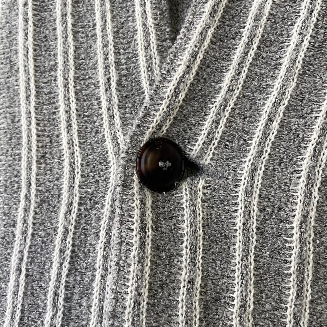 LARDINI ラルディーニ パイル地 ストライプ テーラードジャケット