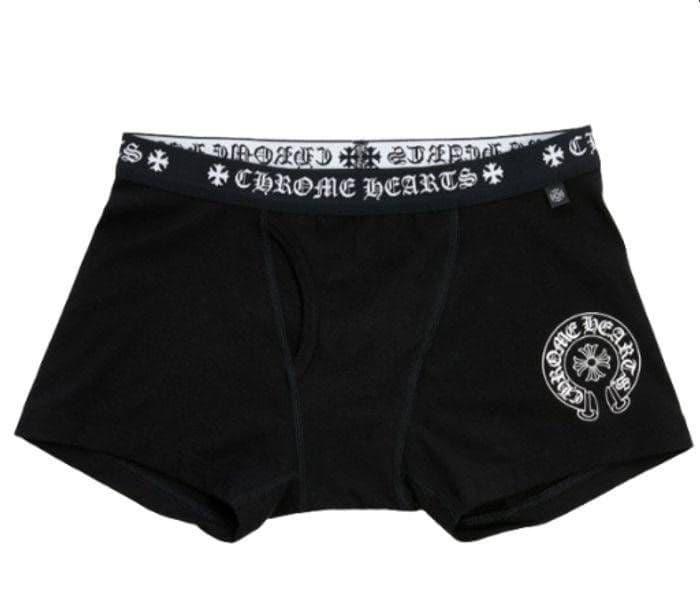 【新品】 Chrome Hearts ショート ボクサー ブリーフ 黒×白