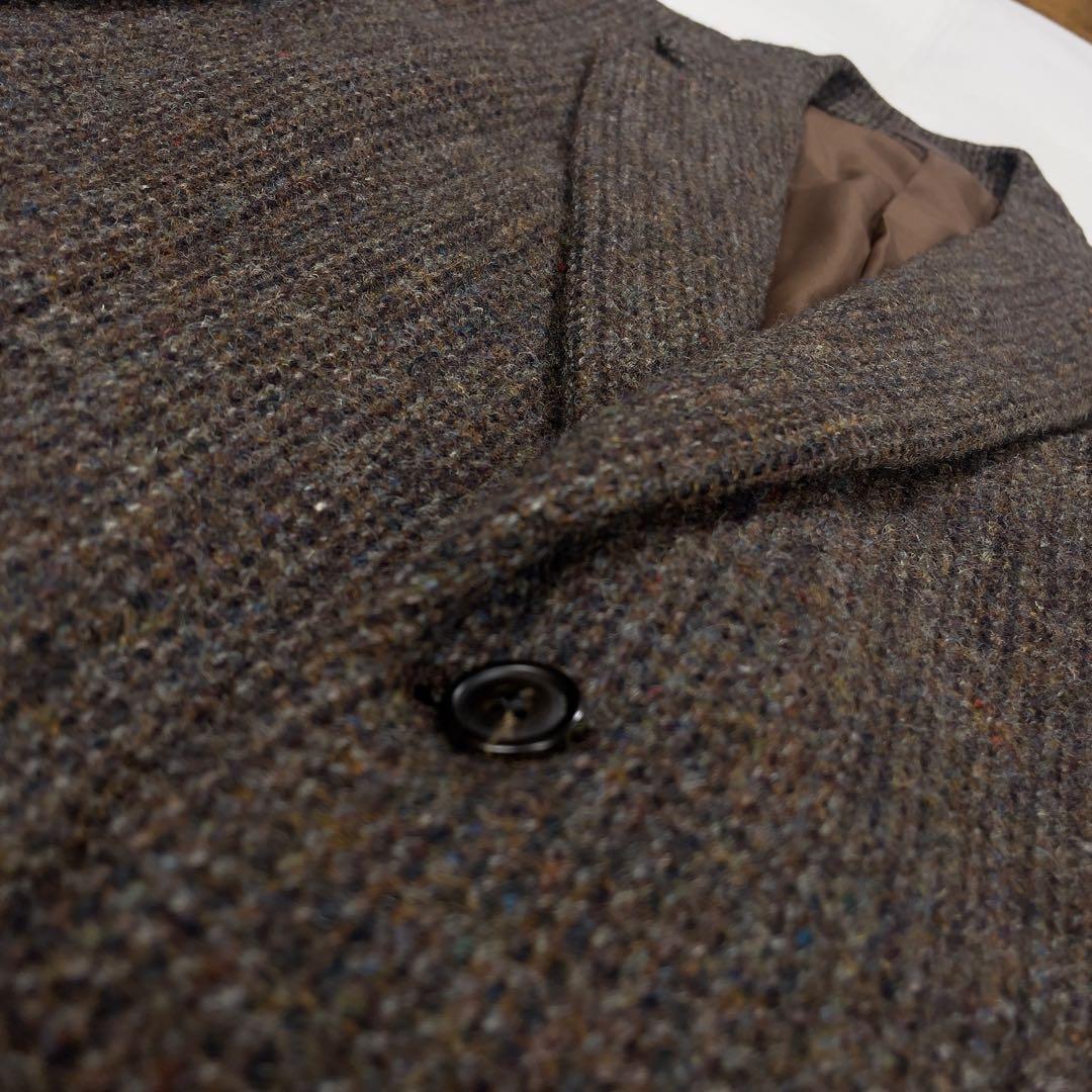 ハリスツイード× Berwick ツイードウール テーラードジャケット 92A5