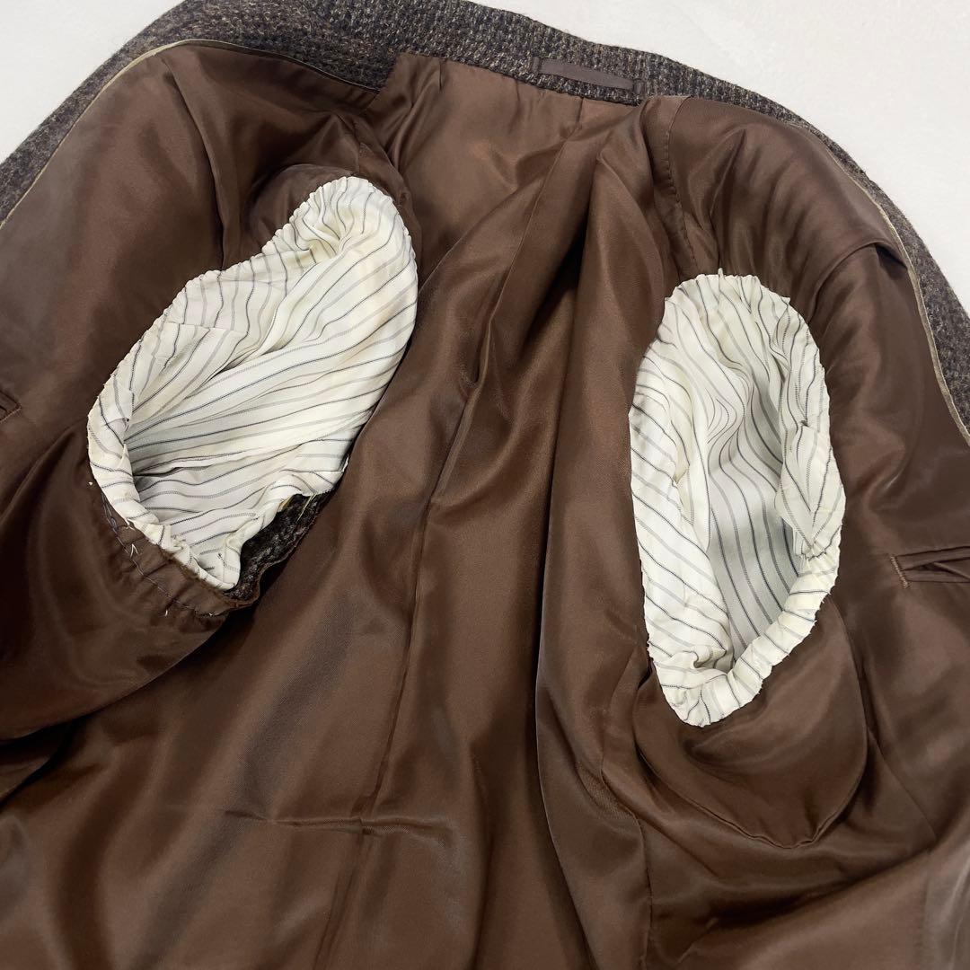 ハリスツイード× Berwick ツイードウール テーラードジャケット 92A5