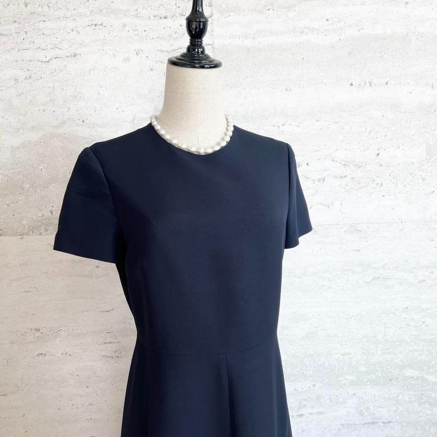 極美品★VALENTINO最高級ライン★シルクウール★フレア★ロングワンピース