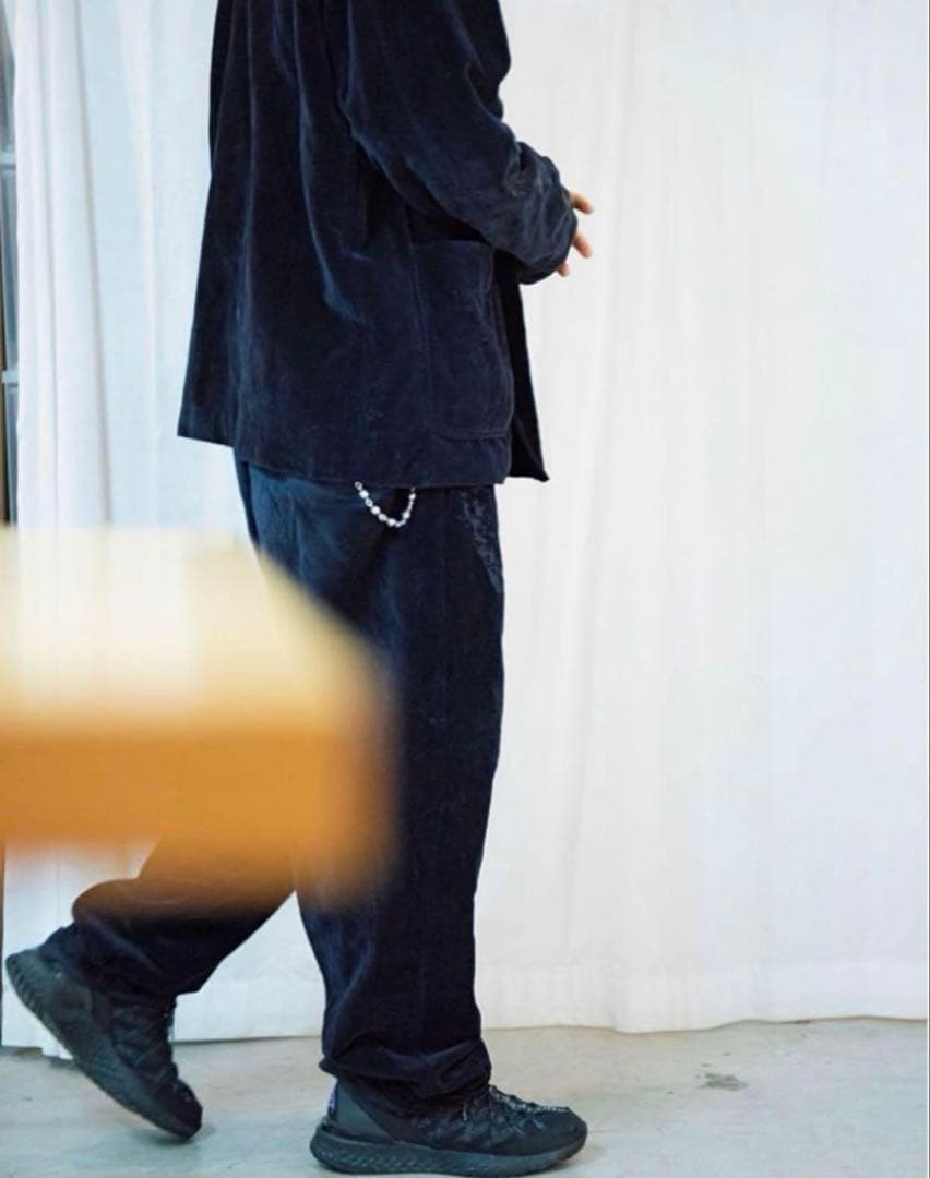 comoli コモリ19aw 別珍チャイナスタンドカラージャケット