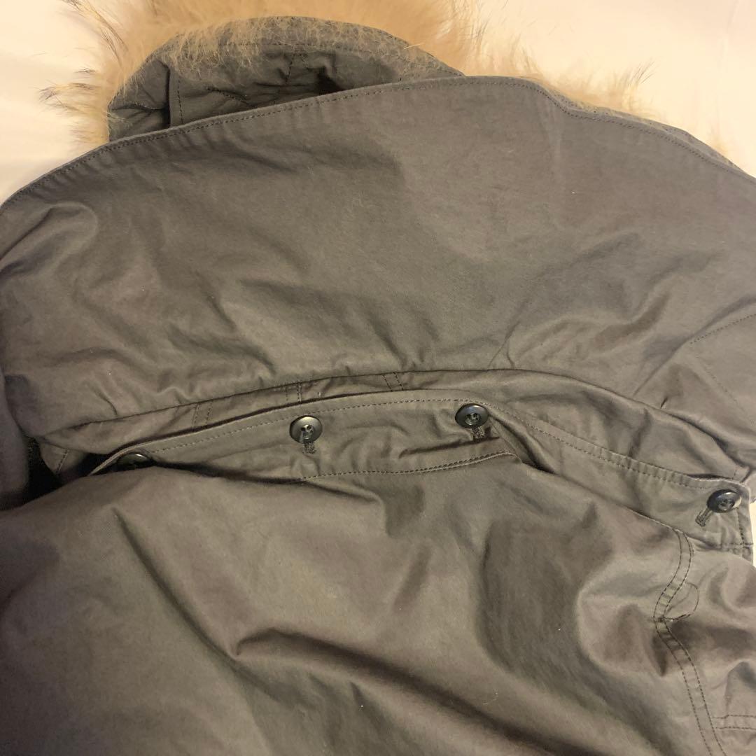 モッズコート取り外しファ付ブラックサイズ44 暖Thinsulateシンサレート