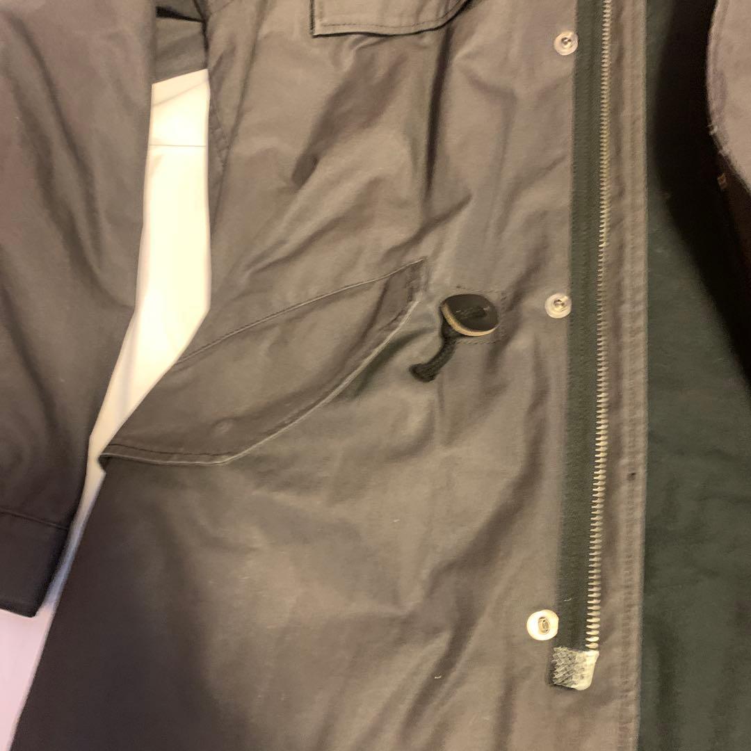 モッズコート取り外しファ付ブラックサイズ44 暖Thinsulateシンサレート