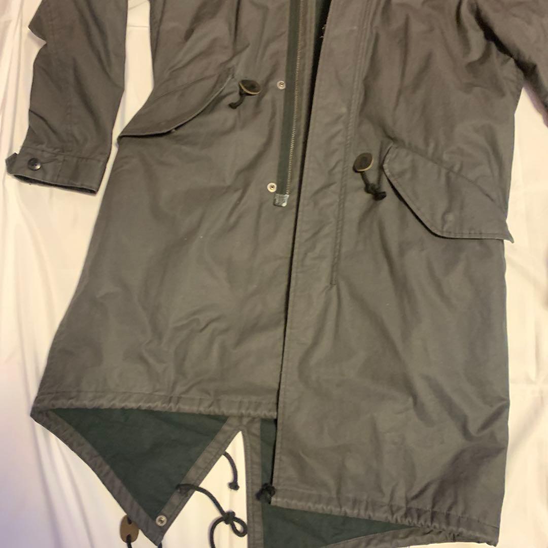 モッズコート取り外しファ付ブラックサイズ44 暖Thinsulateシンサレート