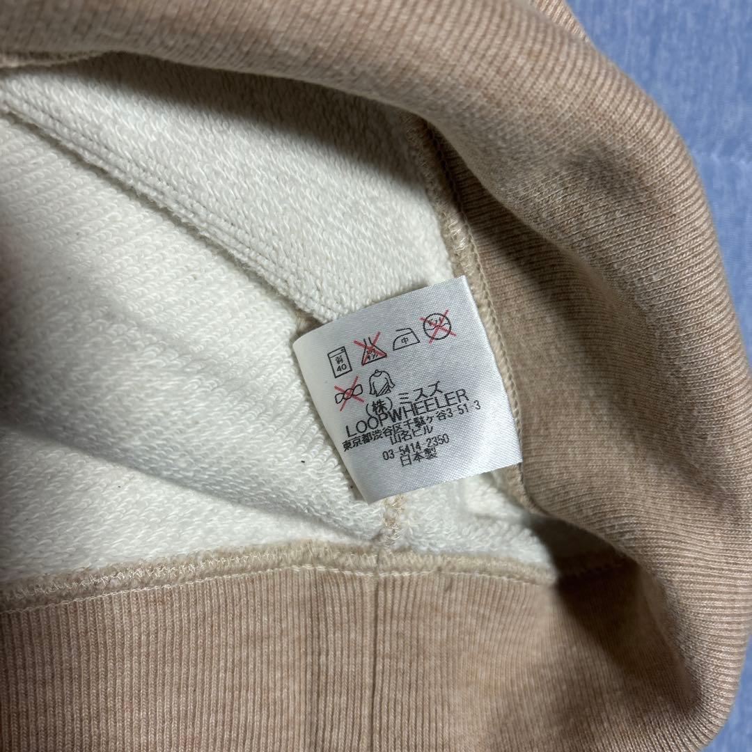【受注会限定】LOOPWHEELER ループウィラー スウェット　XL