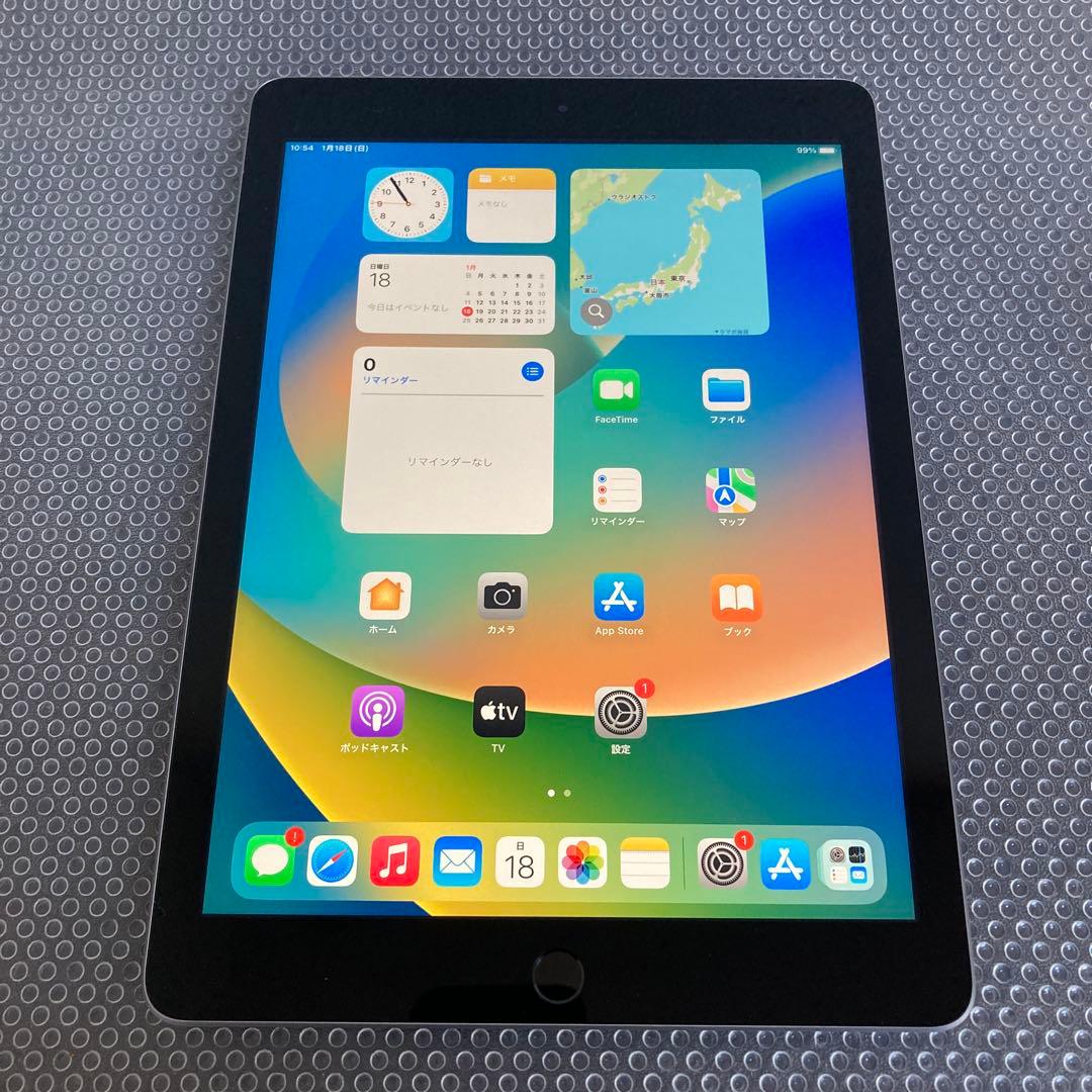 3972 美品☆電池良好☆iPad5 第5世代 32GB WIFIモデル☆