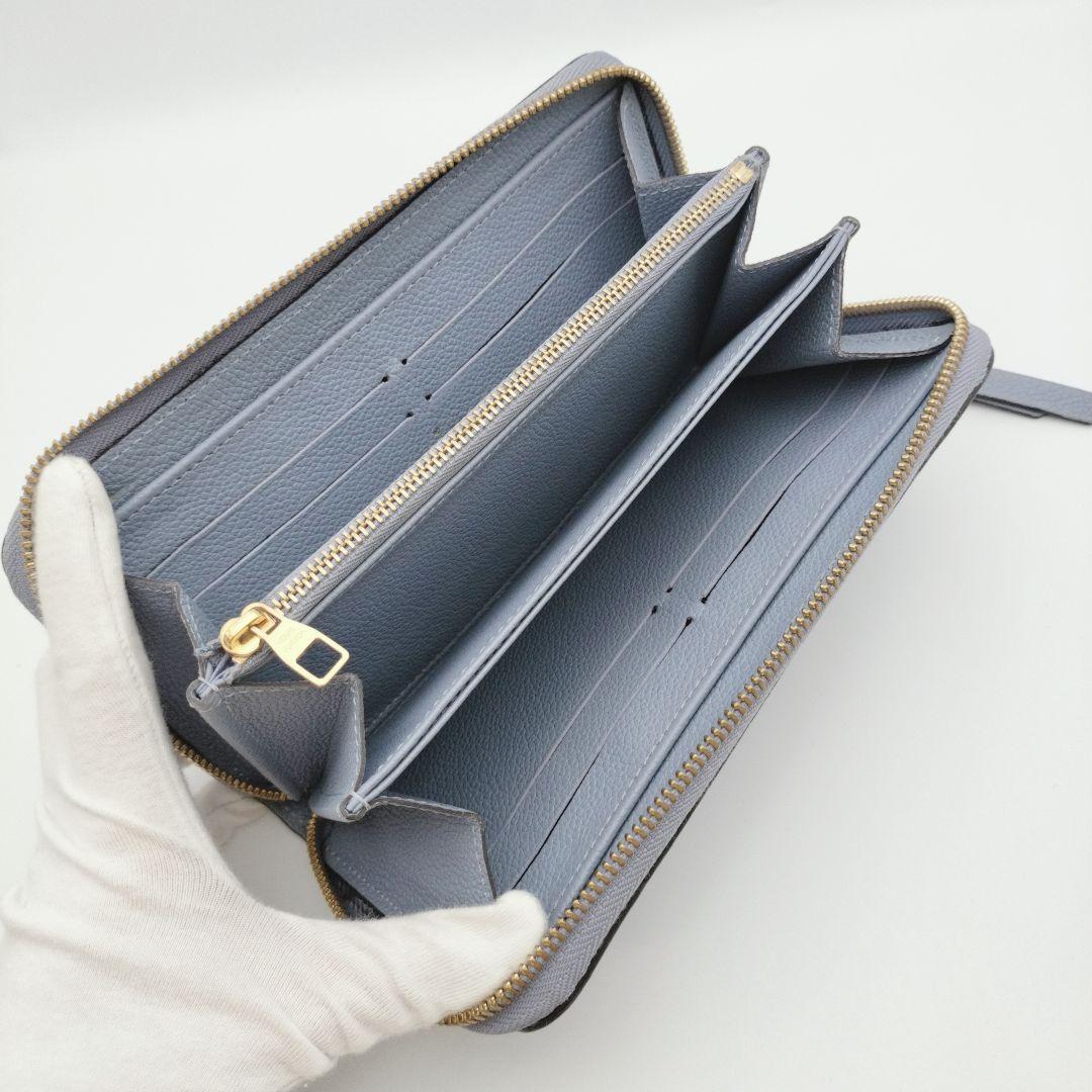 ✨極上美品✨希少色 ルイヴィトン アンプラント ジッピーウォレット リラ ブルー