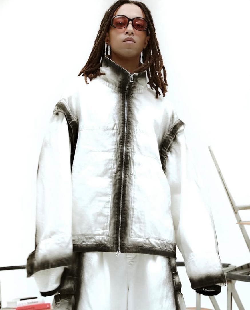 大西蒼様 MUZE 2WAY SPRAY DENIM ブルゾン&カーゴセットアッ