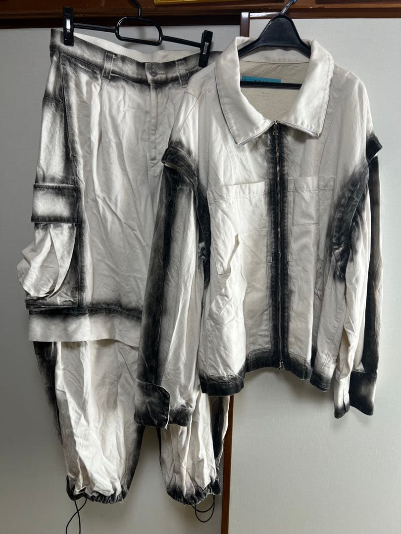 大西蒼様 MUZE 2WAY SPRAY DENIM ブルゾン&カーゴセットアッ