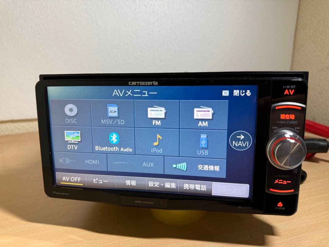 カーオーディオ CARROZZERIA- AVIC-RW802-2018