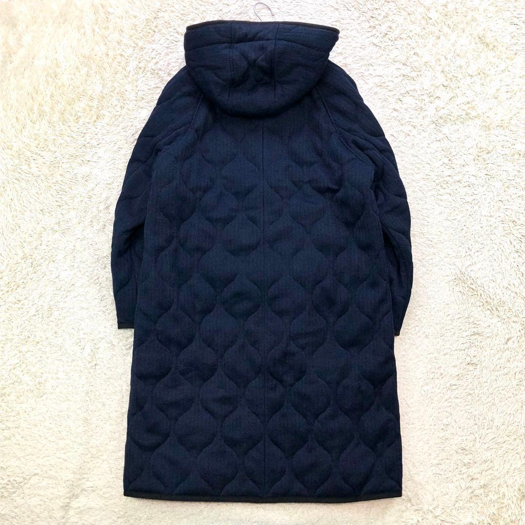 美品 パーリーゲイツ キルティングコート ひょうたんキルト ロング丈 0サイズ