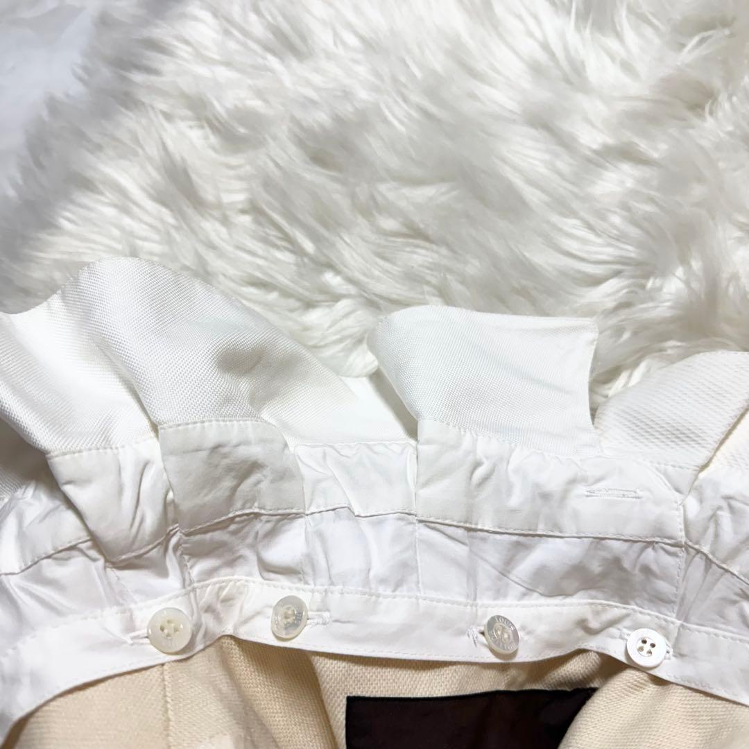 美品 ランウェイ ルイヴィトン フラワー フリル ジャケット 38 ベージュ