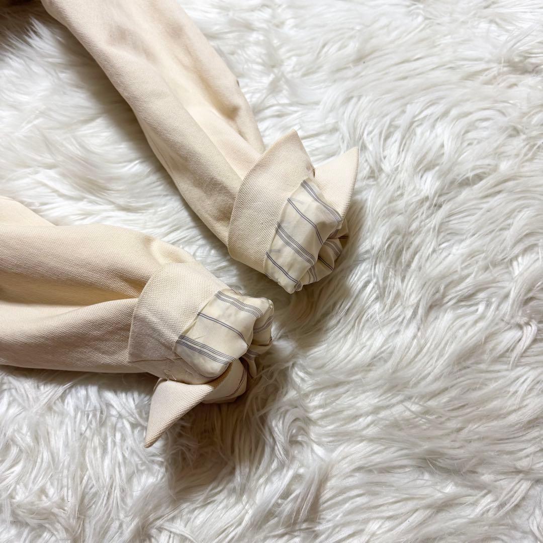 美品 ランウェイ ルイヴィトン フラワー フリル ジャケット 38 ベージュ