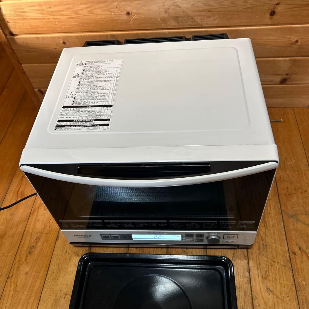 ￼送料無料HITACHI オーブンレンジ ホワイトMRO-SV1000 17年製