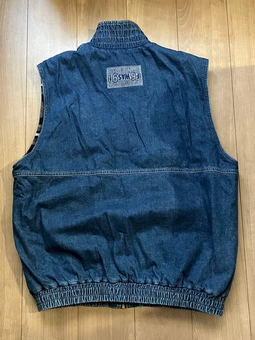 トップス TENDERLOIN DENIM BLANKET REVERSIBLE VEST