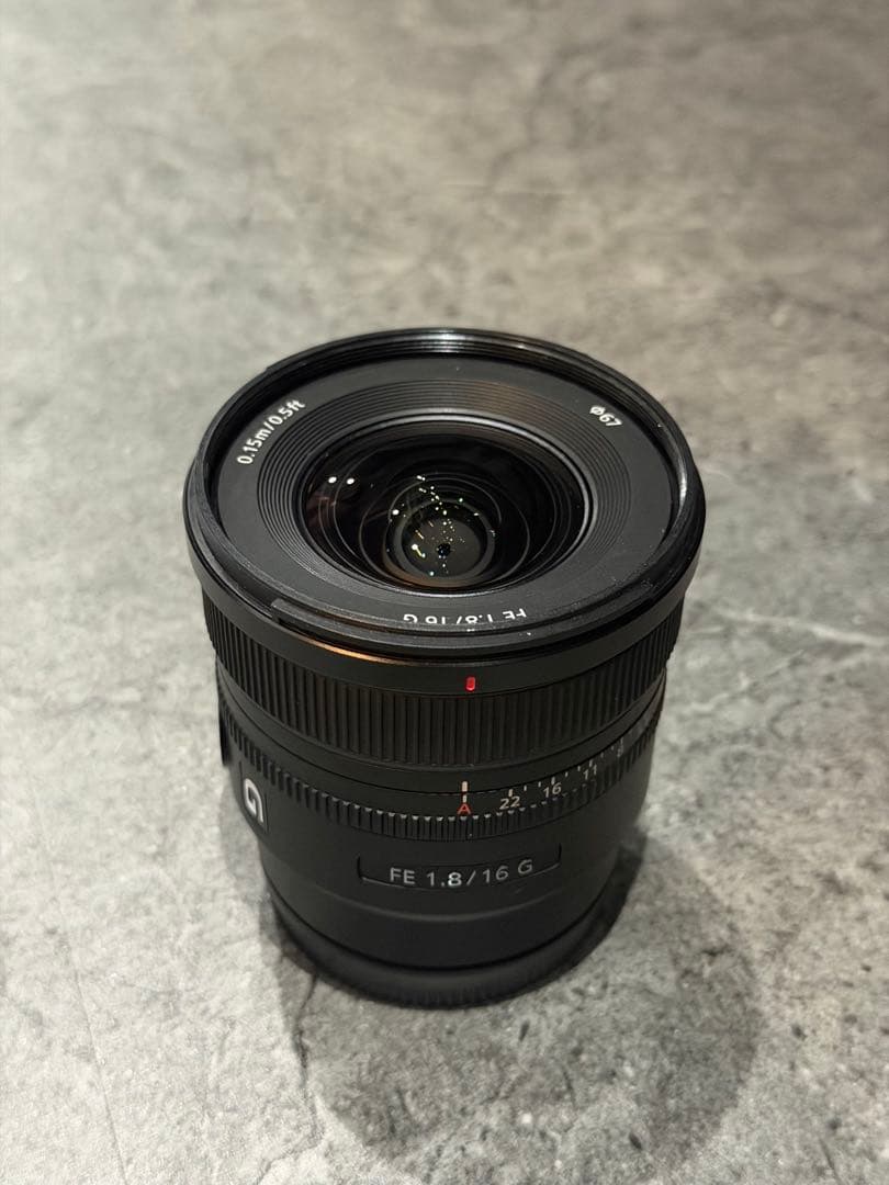 レンズ(単焦点) SONY 16mm f1.8 SEL16F18G