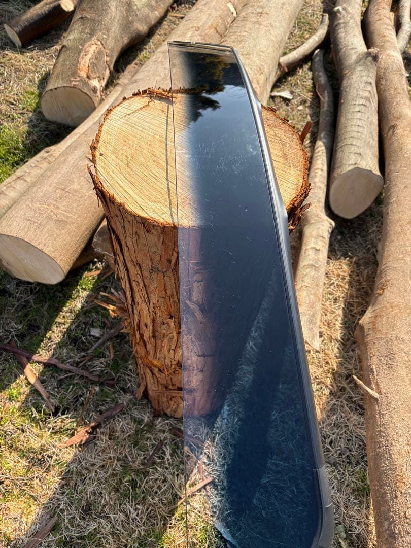 スバルサンバー ウィンドウバイザー ブラック