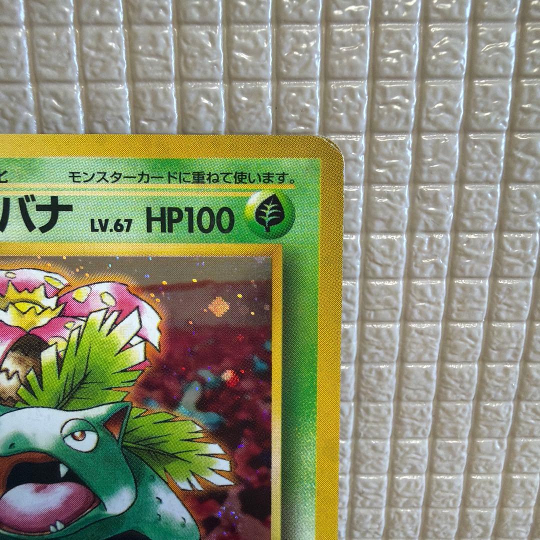 旧裏ポケモンカード【フシギバナ】_とりかえっこプリーズ　★渦巻きホロ