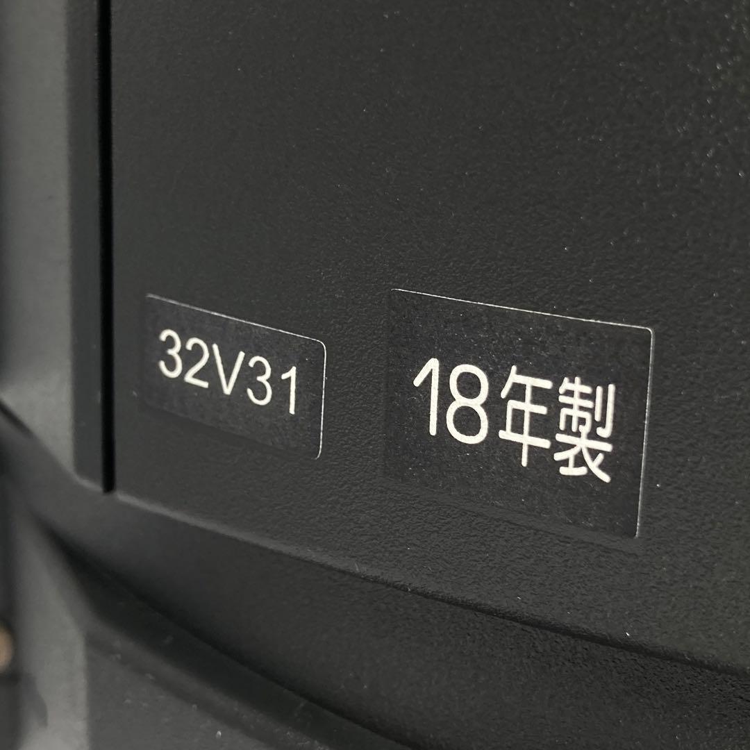 極美品 東芝 REGZA 32V型液晶テレビ 32V31 2018年製