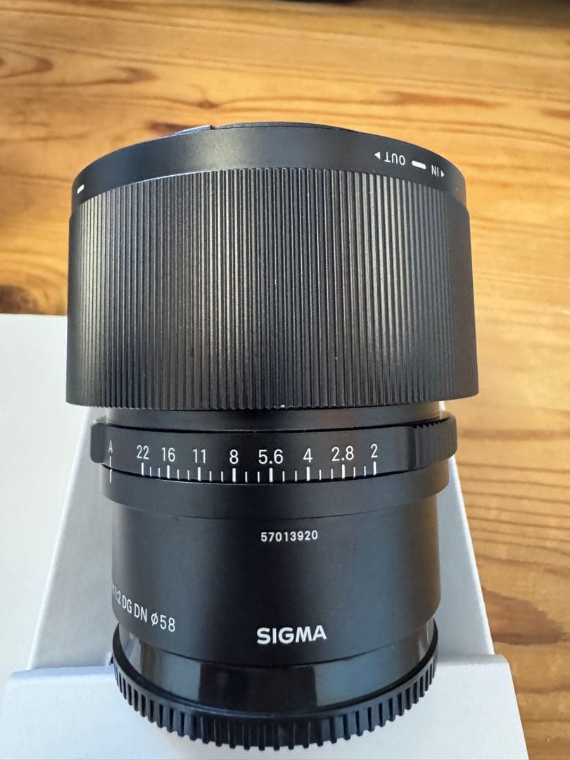 SIGMA 50mm F2 DG DN 単焦点レンズ　ソニーEマウント