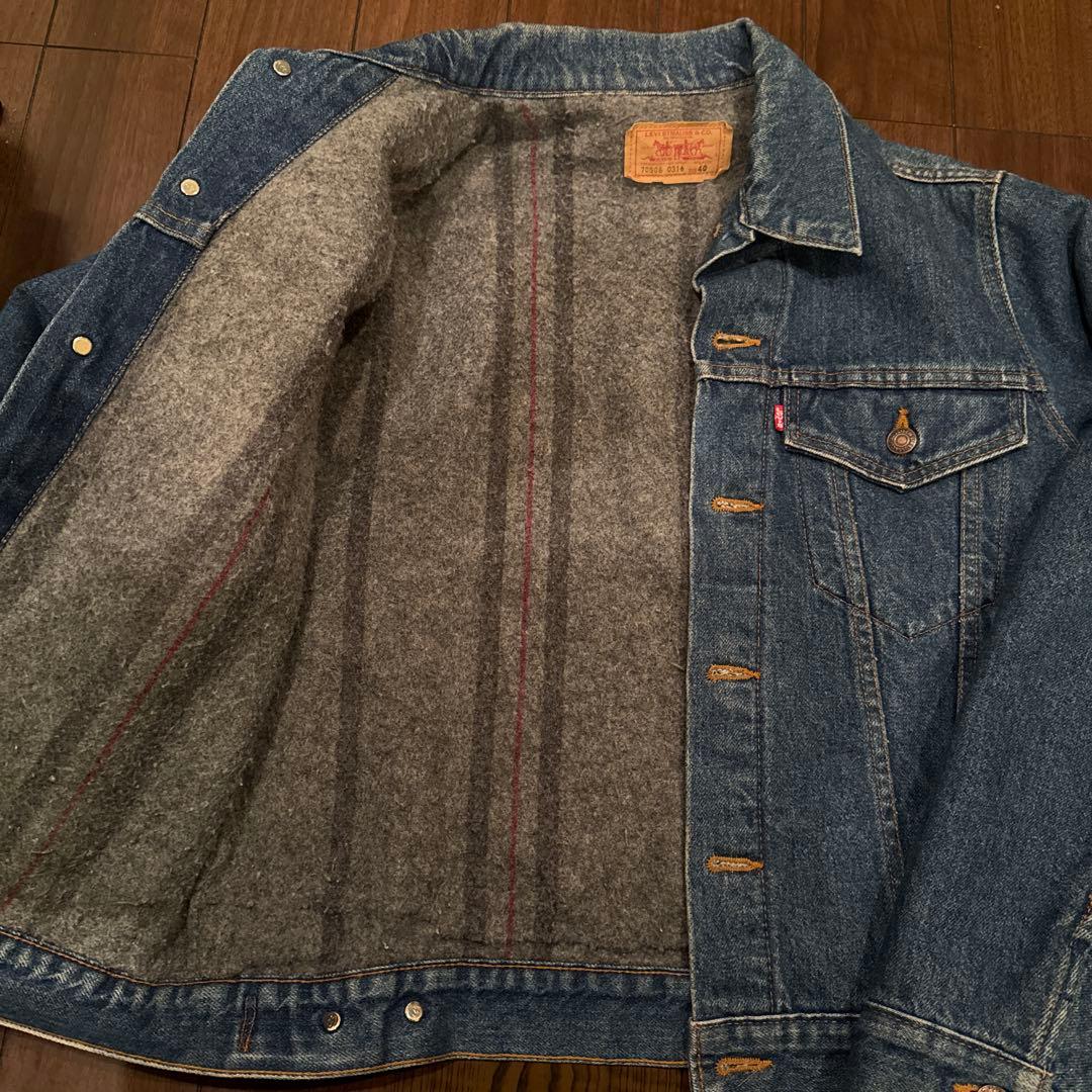 値引き中levi's 70506デニムジャケット ブランケット90's USA製