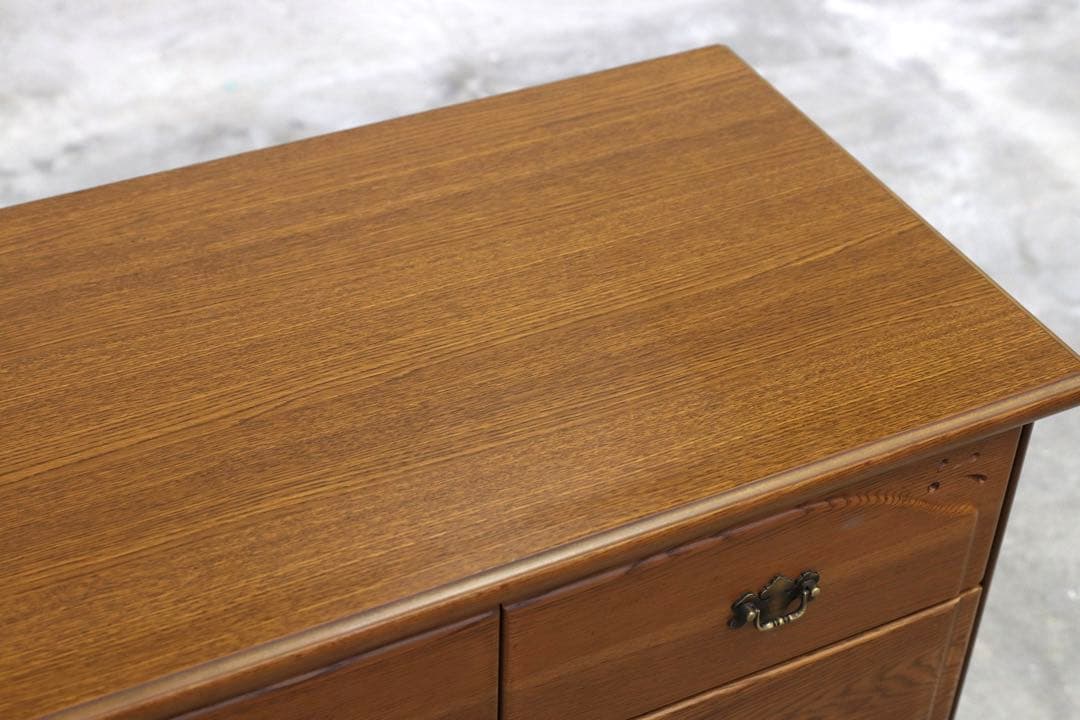 GMHN336B○クラシック アンティーク調 3段チェスト サイドボード リビン