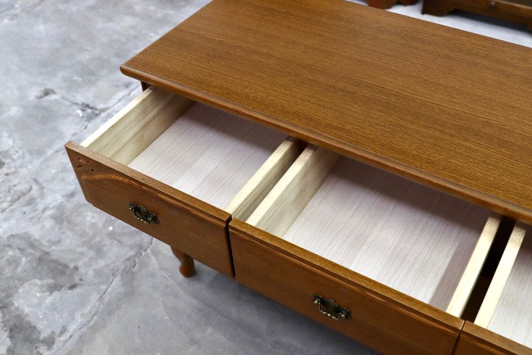 GMHN336B○クラシック アンティーク調 3段チェスト サイドボード リビン