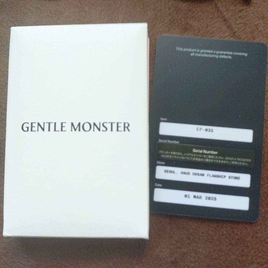 GENTLE MONSTER Ep 031 ゴールド/クリア