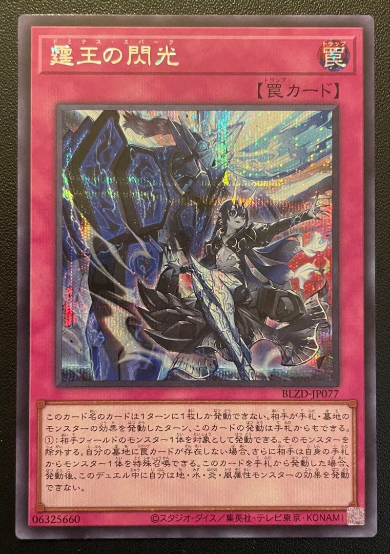 遊戯王　調和ノ天救竜・霆王の閃光　(シク)　合計２枚