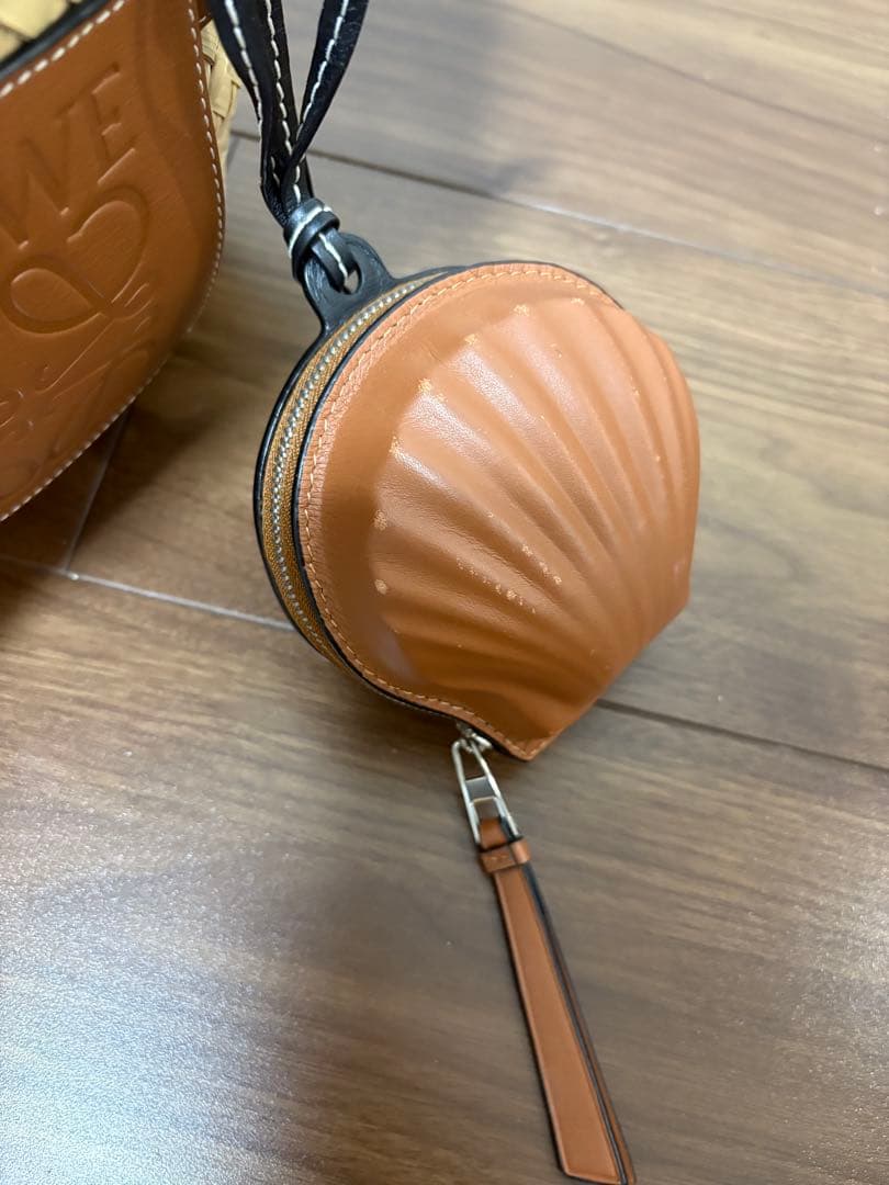 LOEWE かごバッグ シェルポーチ付き