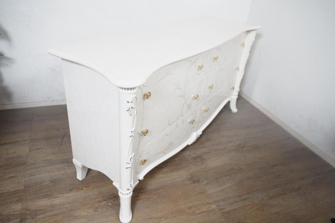 イタリア製 【新品】ジュリエッタ サルタレッリ 6Dチェスト　ホワイト