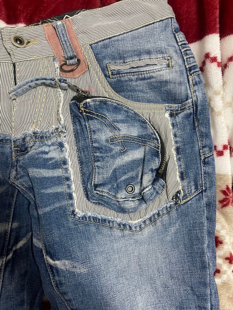 PPFM デザインポケットデニム Y2K グランジ