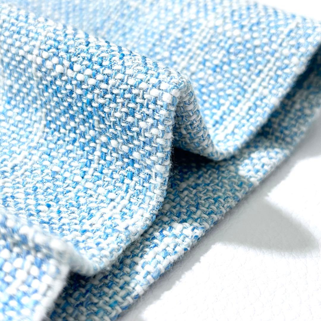 3175y美品 ドゥロワー 24SSナナコギャザーコットンツイードパンツ 春色♡