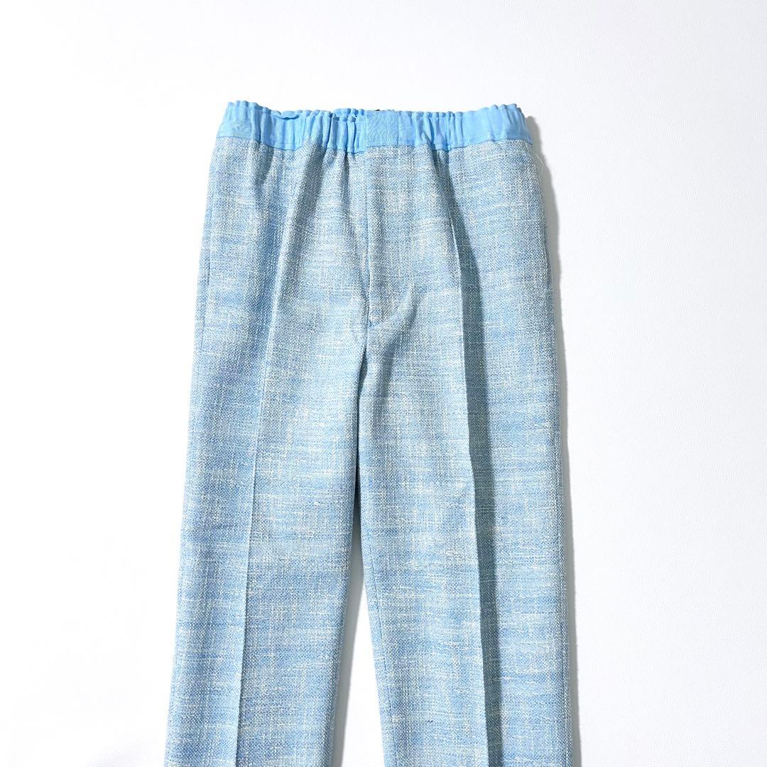 3175y美品 ドゥロワー 24SSナナコギャザーコットンツイードパンツ 春色♡