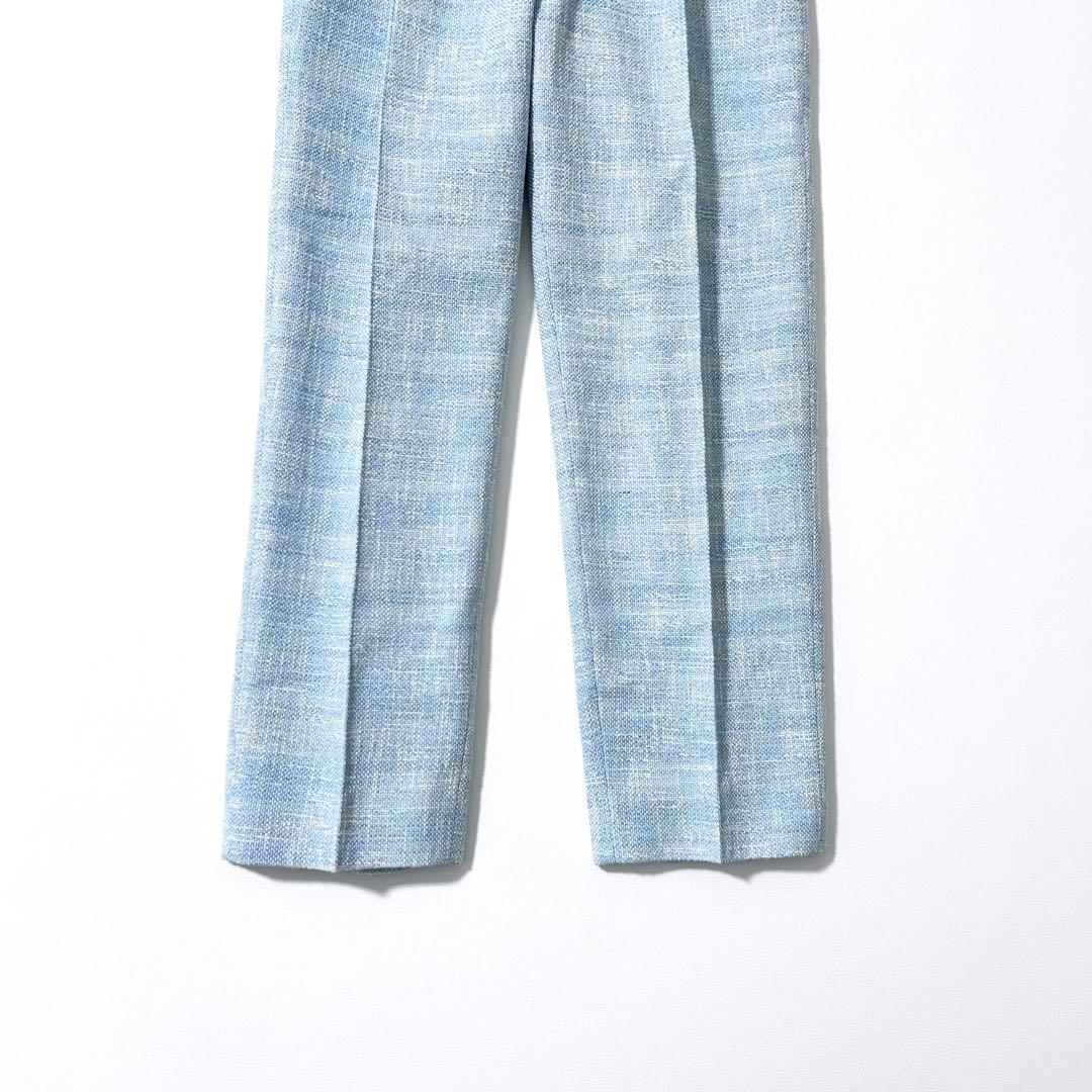 3175y美品 ドゥロワー 24SSナナコギャザーコットンツイードパンツ 春色♡