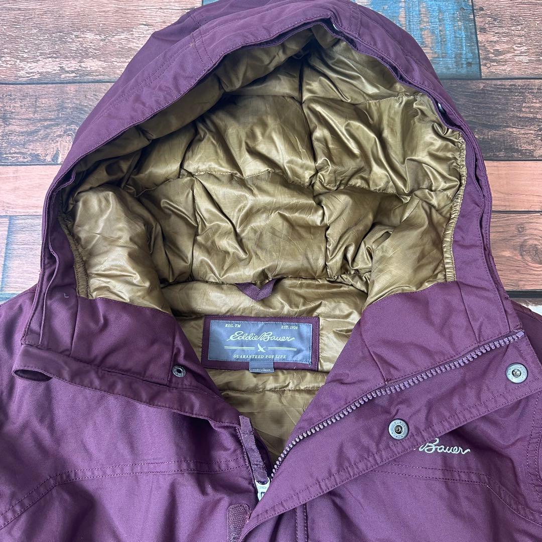 し*う様 極美品　エディーバウアー　刺繍ロゴ　メンズ　ダウンジャケット　サイズL